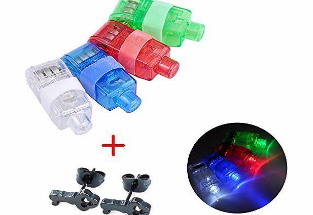 Carrie Baby JS Direct 40pcs Colors LED Bright Party Club Disco Bar Glow Finger Light Beam Torch Rings