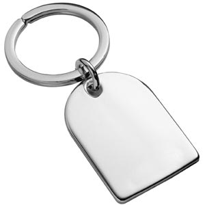 Carrs Of Sheffield Arch Key ring With Split Ring In Sterling Silver By Carrs Of Sheffield