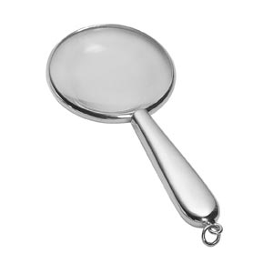 Carrs Of Sheffield Magnifying Glass In Sterling Silver By Carrs Of Sheffield