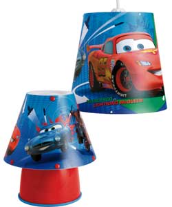 Cars Disney Pixar Cars 2 Kool Lamp and Pendant Set