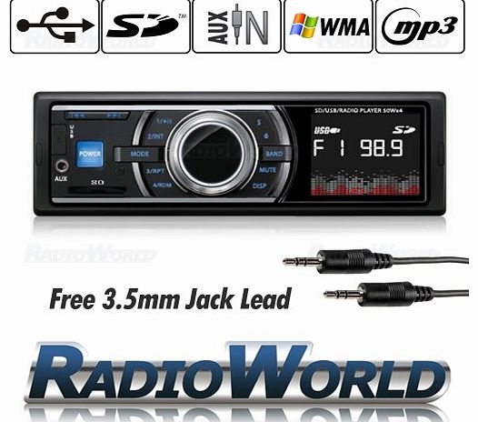 Carsio Car Stereo Headunit Radio Player MP3 / USB /SD/ AUX / FM / iPod / iPhone Non CD (*Now With Iso)