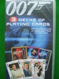 007 Carta Mundi - 3 Decks of James Bond Collectors Playing Cards