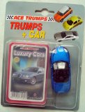 Carta Mundi Ace Trumps - Luxury Cars Includes Die-cast Model - Top Card Game