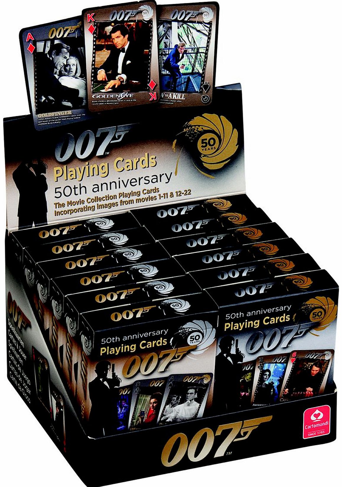 Cartamundi James Bond 50 Year Anniversary Playing Cards
