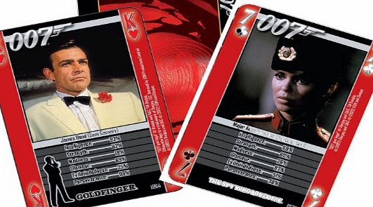 James Bond Heroes and Villains 4-in-1 Playing Cards