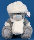Me To You 9" Plush Bear White Hat and Scarf