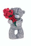 Me to You - Roses are Red Tatty Teddy Figurine, 9cm