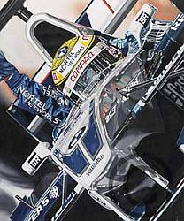 Colin Carter -Hockenheim Hero- Ralf Schumacher- German GP 2001 Ltd Ed 100- Giclee Canvas stretched