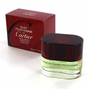 Cartier Must Pour Homme Eau de Toilette Spray 50ml