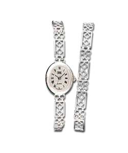 Carval Ladies Sterling Silver Watch