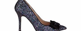 Carvela Kurt Geiger Chloe black glitter embellished heels