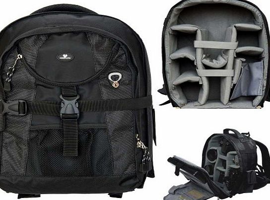 Pro Range SLR DSLR Backpack Bag with Tripod Holder + Rain Cover for Nikon SLR D3100, D3200, D3300, D4, D40, D5100, D5200, D5300, D610, D700, D7100, D800 - Lifetime Guarantee