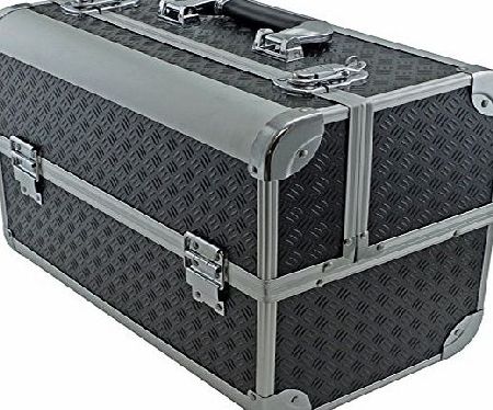 Cases and Enclosures Fishing Tackle/ Bait Box Case Toolbox with Fold Out Trays 360x280x215mm Black