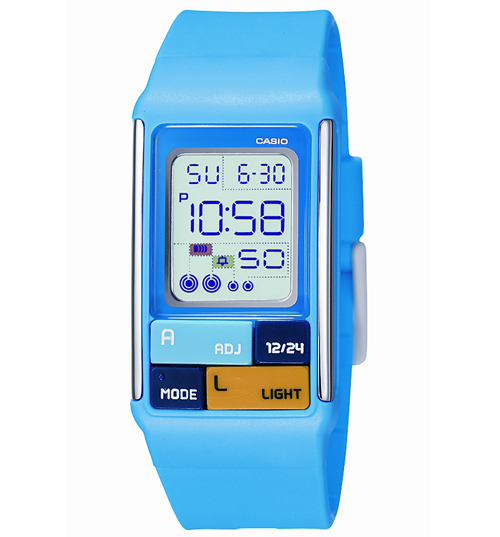 Blue Retro Poptone watch from Casio