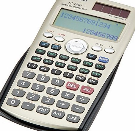 Casio  function Financial Calculator professional FC-200V with a hard case (japan import)