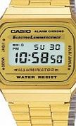 Casio Collection Classic Gold Plated Digital Watch