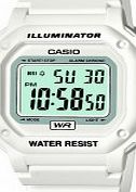 Casio Collection White Alarm Chrono Watch
