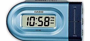 Casio Digital Beep Alarm Clock - Blue `CASIO