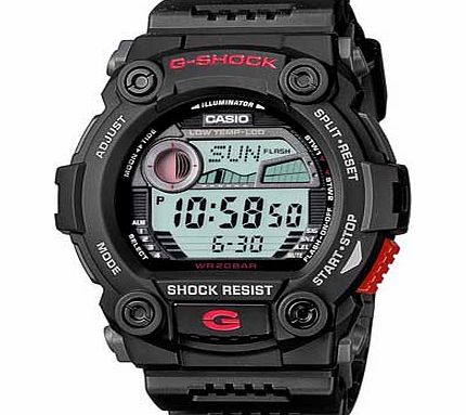 Casio G-Shock by Casio Mens Black 5 Alarm Watch