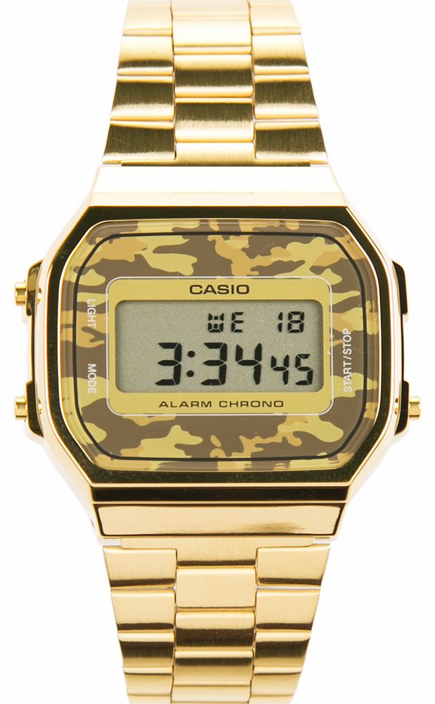 Casio Gold Camouflage Digital Illuminator Watch