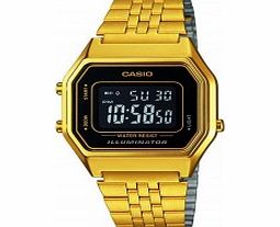 Casio Gold Tone Steel Bracelet watch