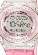 Casio Ladies Baby-G Pink Chronograph Watch