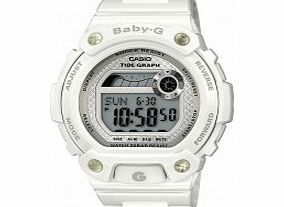 Casio Ladies Baby-G White Resin Strap Watch