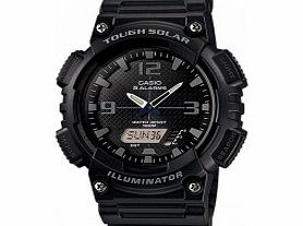 Casio Mens Black Tought Solar World Time Watch