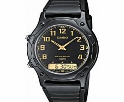 Casio Mens Casio Collection Black Watch
