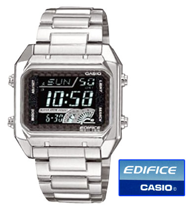 Casio Mens Edifice Digital Watch EDF 1000D 1VDF
