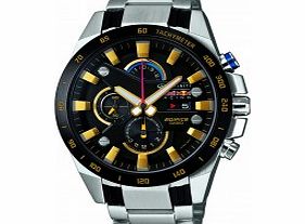 Casio Mens Edifice Red Bull Black Silver Watch