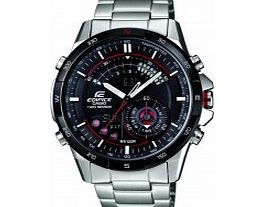 Casio Mens Edifice Silver Digital Compass Watch