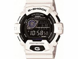 Casio Mens G-Shock World Time White Resin Strap