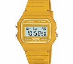 Casio Mens Yellow Digital Watch