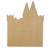 Castle Radiator Cabinet - Unfinished MDF Medium Size 1483x1200mm