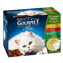 Gourmet Perle Adult Cat Food Pouches 12 X 85G