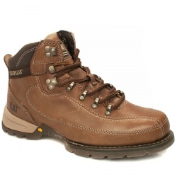 Caterpillar Male Akon Leather Upper Casual in Black and Brown