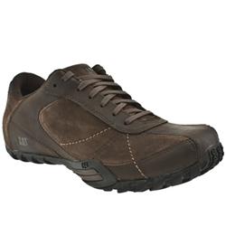 Male Caterpillar Freestand Leather Upper in Brown