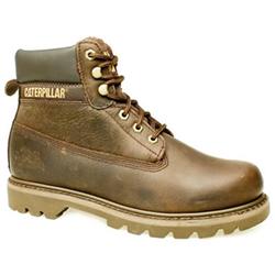 Caterpillar Male Colorado Waxy Leather Upper Casual Boots in Dark Brown