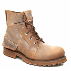 Male Peril Nubuck Upper Casual Boots in Natural - Honey