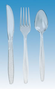 CaterX Premium Plastic Cutlery Set 50 Each of