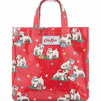 Cath Kidston Kids Oilcloth Book Bag / shopper in red - SMALL
