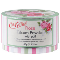 Cath Kidston Rose - Talcum Powder with Puff 100gm