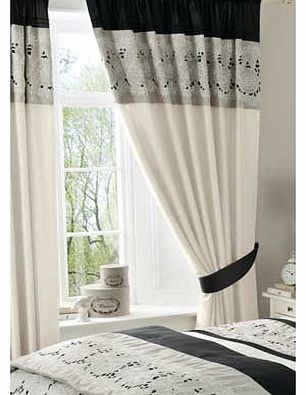 Catherine Lansfield Isadora Pencil Pleat Lined Curtains 168x183cm -