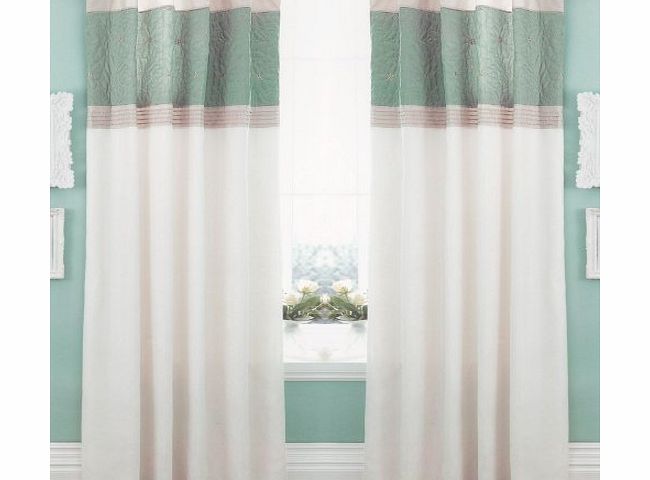 Catherine Lansfield Lois Duckegg Curtains - 168x183cm
