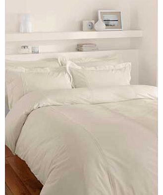 Catherine Lansfield Minimalist Cream Single Bed Duvet Set