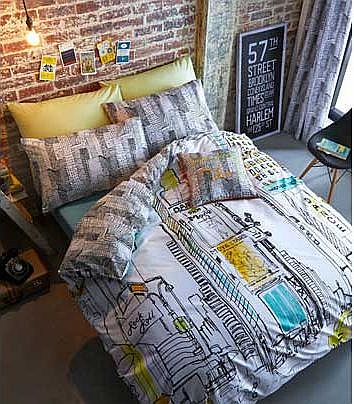 Catherine Lansfield Times Square Duvet Cover Set