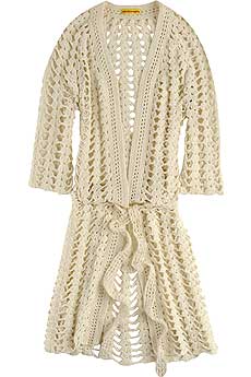 Catherine Malandrino Crochet Dress Coat