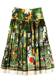 Catherine Malandrino Monte Verde tiered skirt