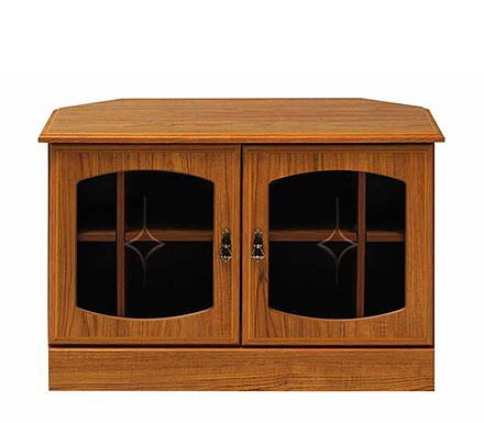 Furniture Tennyson Corner TV Unit in Teak